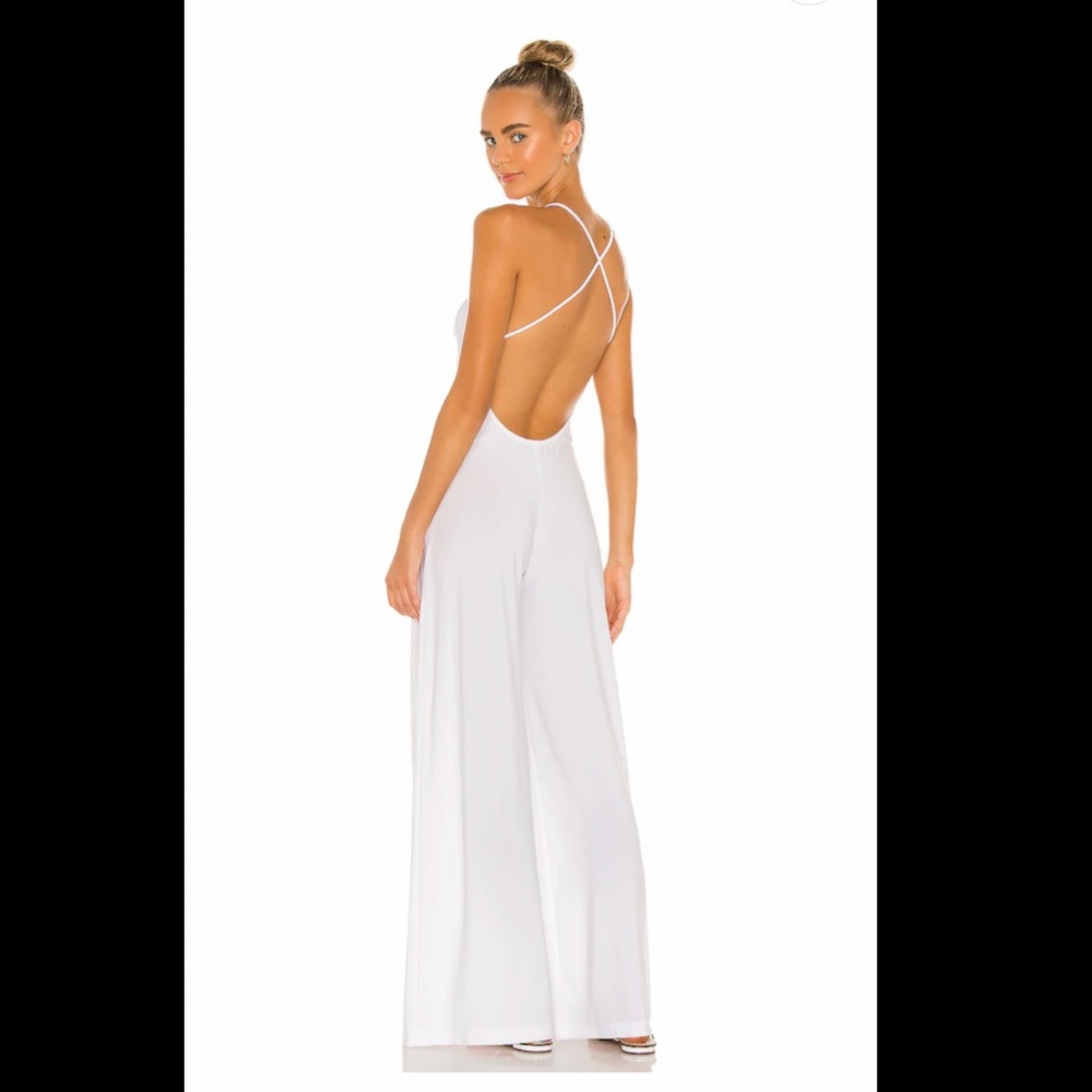 Norma Kamali low back jumpsuit - White - size XS